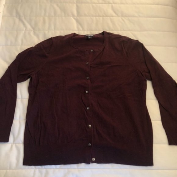 Lands End Purple Button down - Picture 1 of 4